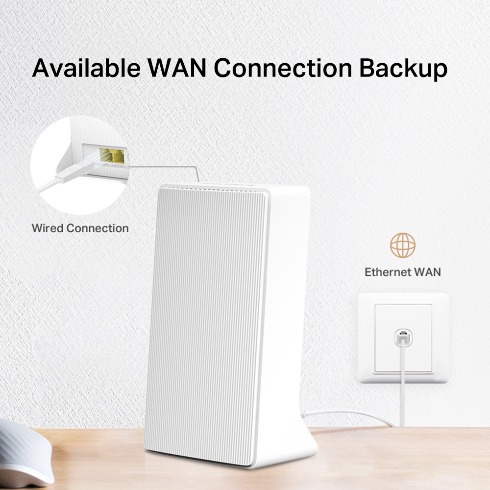 ROUTER MERCUSYS BY TP-LINK TPLINK MB130 4G INALAMBRICO AC1200 DOBLE BANDA 4G LTE