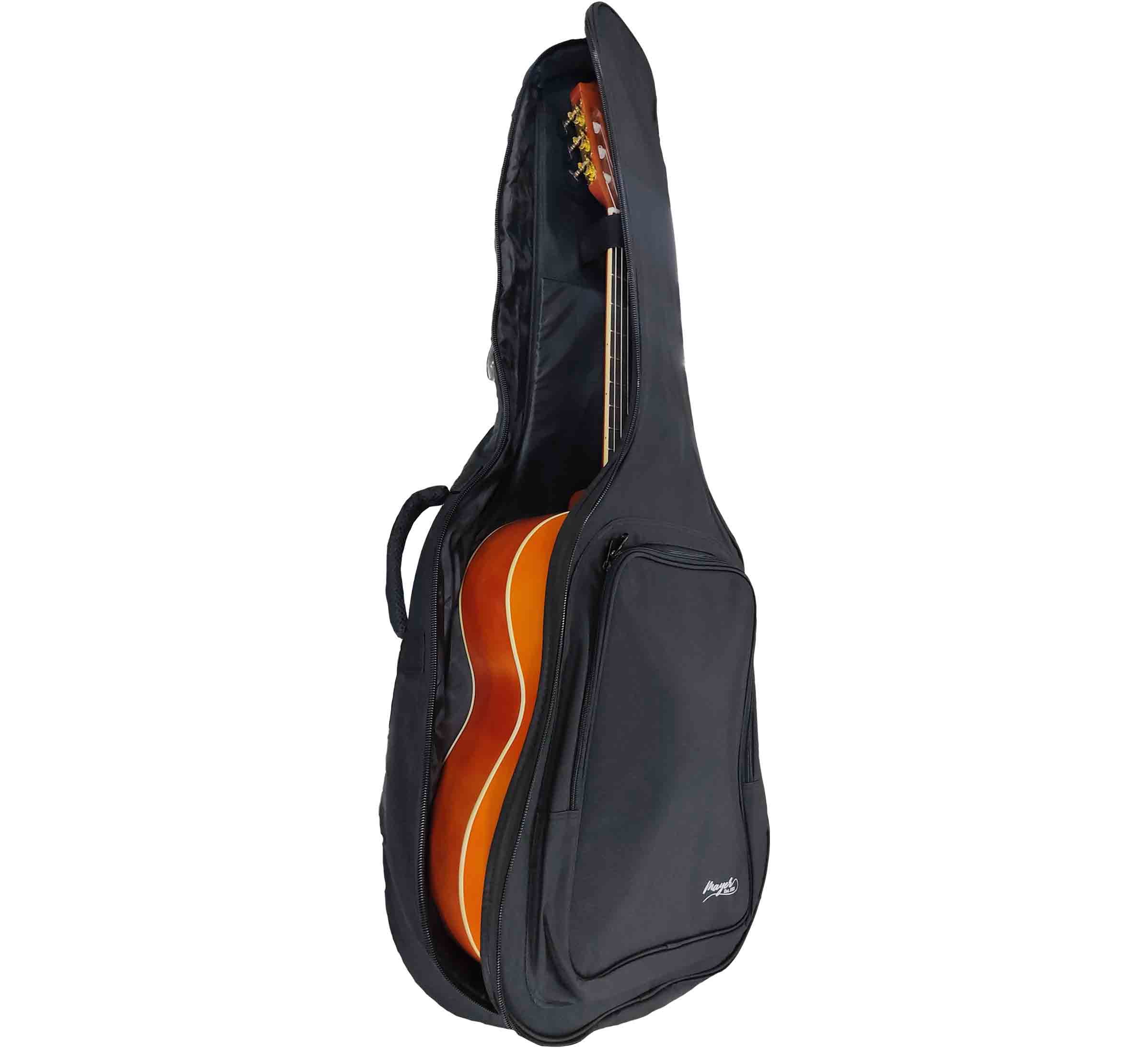 Mayer estuche guitarra mediano acolchado negro