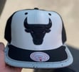Mitchell & Ness White/ Black  Bulls