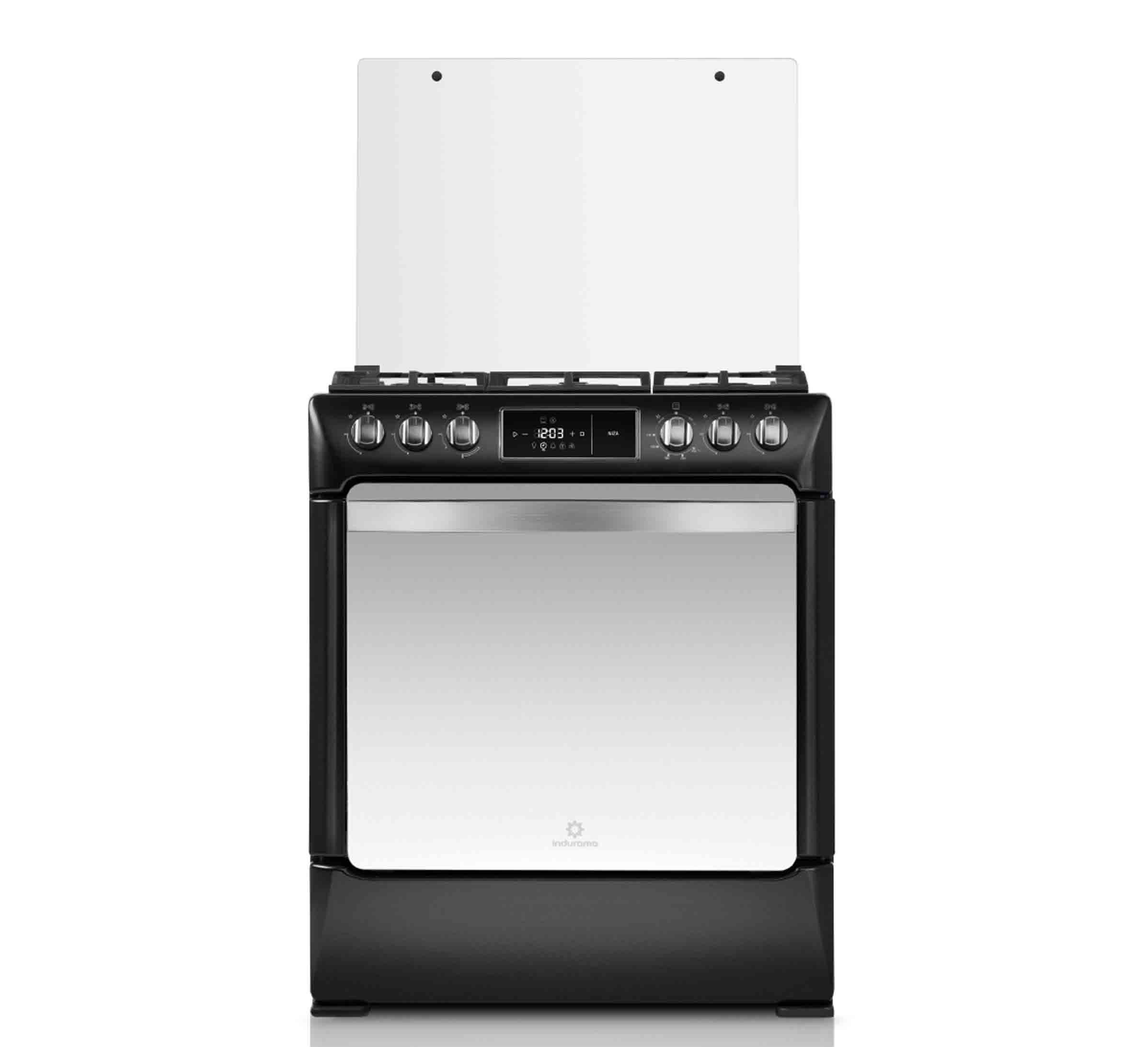 indurama cocina niza zfo | A gas  | Color negro | 5 quemadores