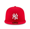 NEW ERA 5950 NEW YORK YANKEES 7 1/2 ROJO LOGO BLANCO