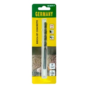 BROCA CONCRETO 1/4"X10CM (6MM) GERMANY HB-BCR1-4