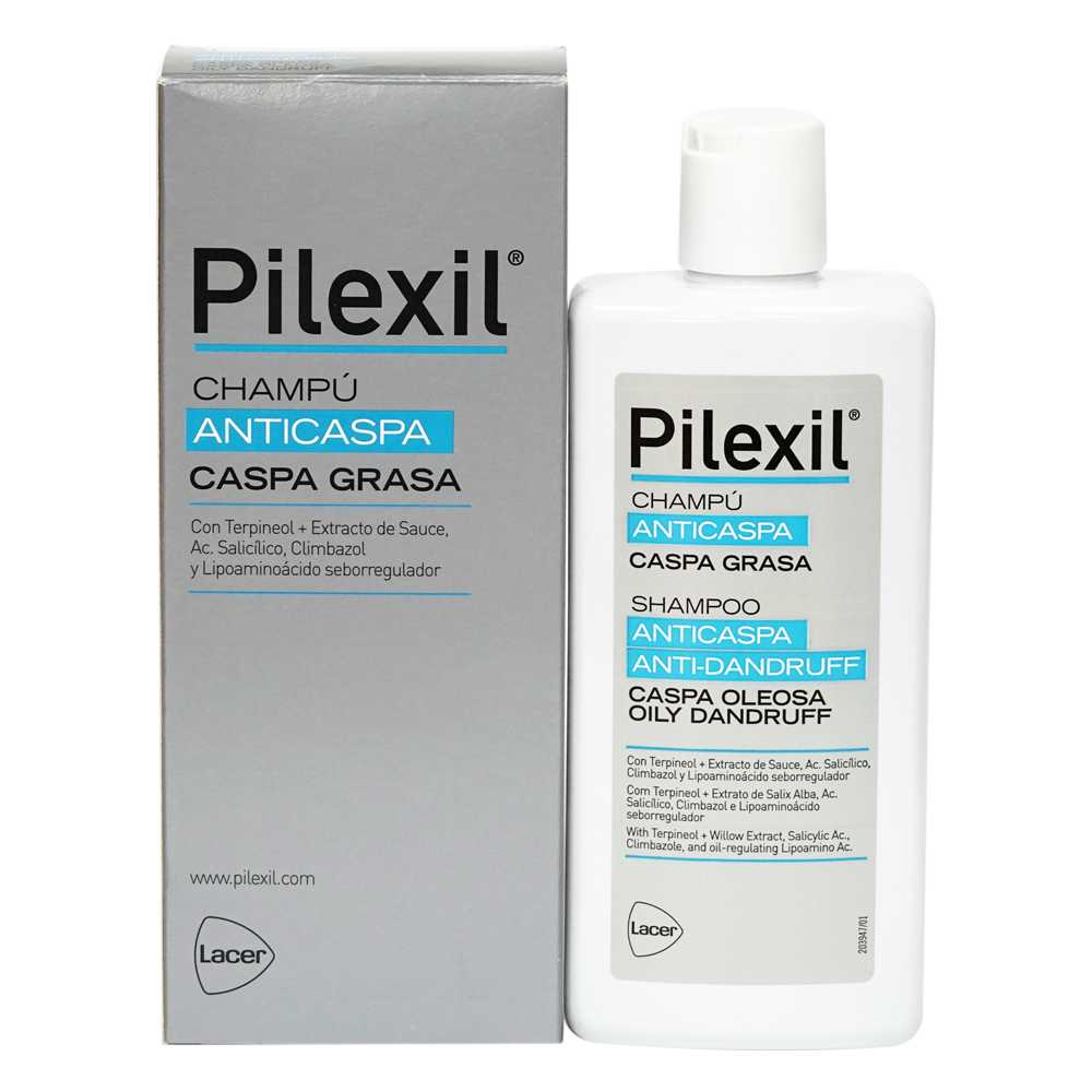 Pilexil Shampoo Caspa Grasa 300 ml