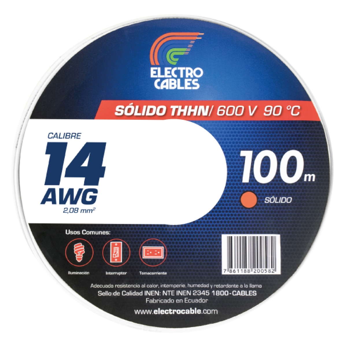 CABLE SOLIDO N14 ELECTROCABLE