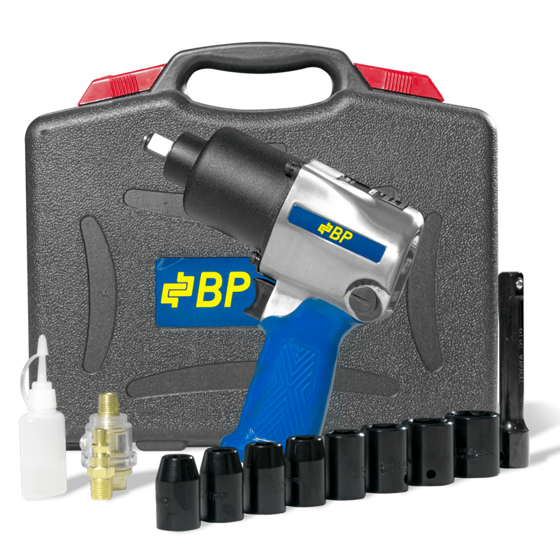 Bp kit de pistola neumatica | 1.2" | 90 psi | 6.5cfm |  7000 rpm