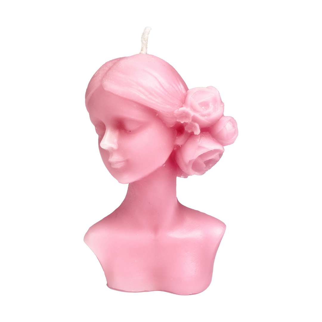 Vela decorativa en forma de ROSTRO
