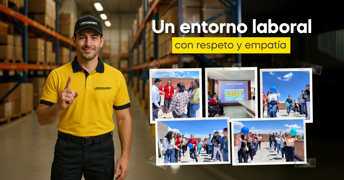 LAARCOURIER fortalece su compromiso con un entorno laboral libre de discriminación, violencia y acoso.