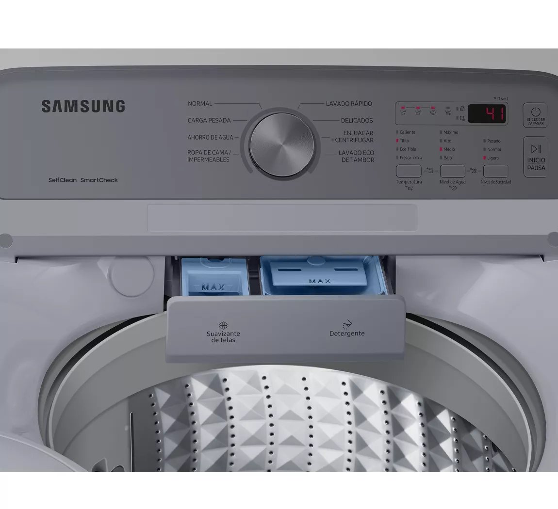 Samsung Lavadora │ 19 Kg │ 5 Niveles Temperatura │ Smart Check