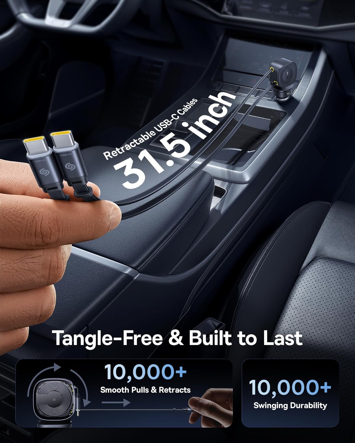 Cargador de coche retráctil | Baseus