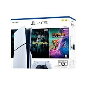 CONSOLA DE JUEGO SONY PS5 SLIM DISCO BUNDLE RATCHET CLANK RIFT APART Y RETURNAL