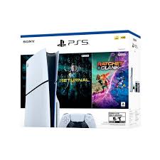 CONSOLA DE JUEGO SONY PS5 SLIM DISCO BUNDLE RATCHET CLANK RIFT APART Y RETURNAL