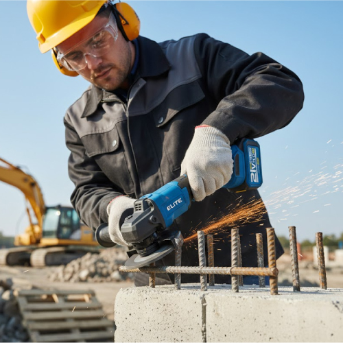 ESMERILADORA INALAMBRICA 5" 10000RPM 21V+BAT4AH ELITE XAG2195K