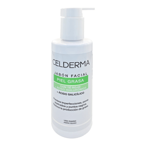 Celderma Jabón Facial para Piel Mixta-Grasa  198 ml