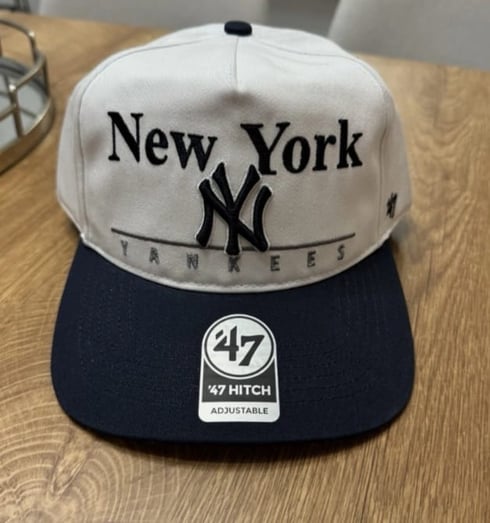 47 BRAND NY YANKEES BLANC0/VISERA AZUL MARINO