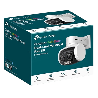 CAMARA DE SEGURIDAD TP-LINK TPLINK VIGI C540V PARA EXTERIOR FULL COLOR 4MP MICRO SD EVENTOS INTELIGENTES POE AUDIO BI