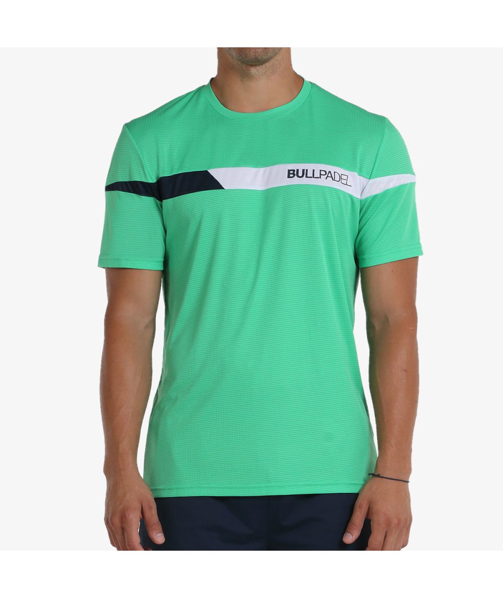 CAMISETA BULLPADEL OMEYA VERDE VIBRANTE