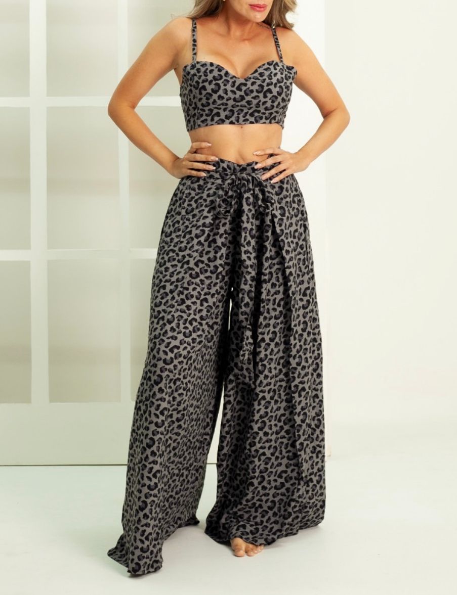 Set leopardo pantalon