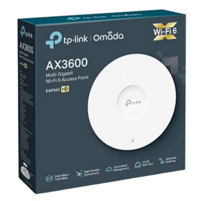 ACCESS POINT TP-LINK TPLINK EAP660-HD OMADA AX3600 WIFI 6 MULTI-GIGABIT DE TECHO