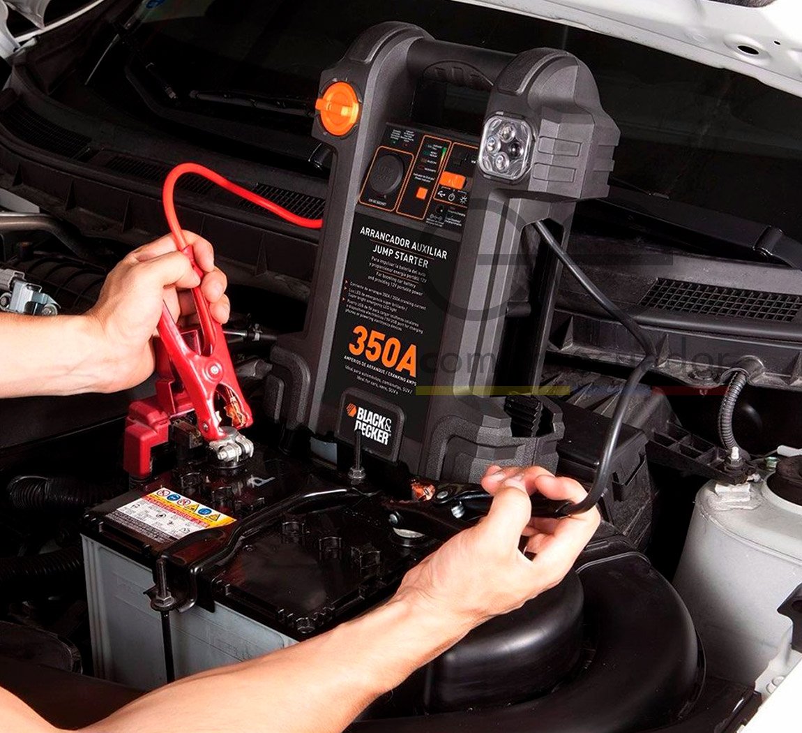 Black and Decker Arrancador Auxiliar Con Compresor Para Auto