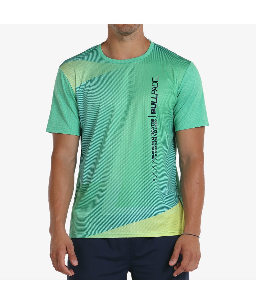 CAMISETA BULLPADEL ORISA VERDE VIBRANTE VIGORE