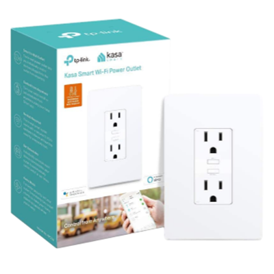 ENCHUFE TP-LINK TPLINK KASA TAPO KP200 SMART WIFI CONTROL DE VOZ ALEXA Y GOOGLE ASSISTANT