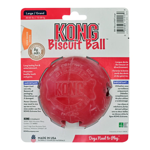 Kong Juguete Bb1 Biscuit Ball Perro Large *1