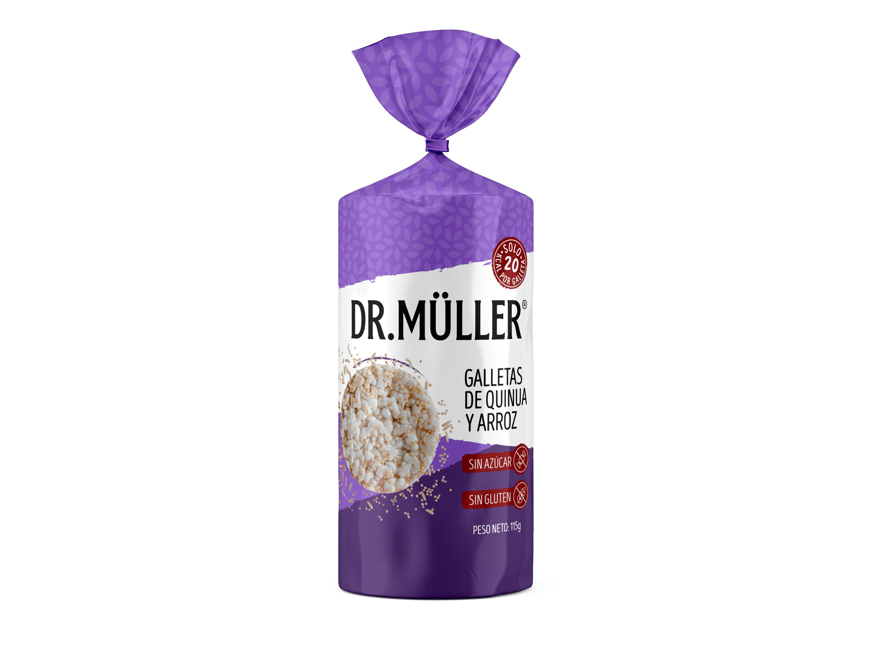 CAJA GALLETAS DE QUINUA Y ARROZ - 20 FUNDAS