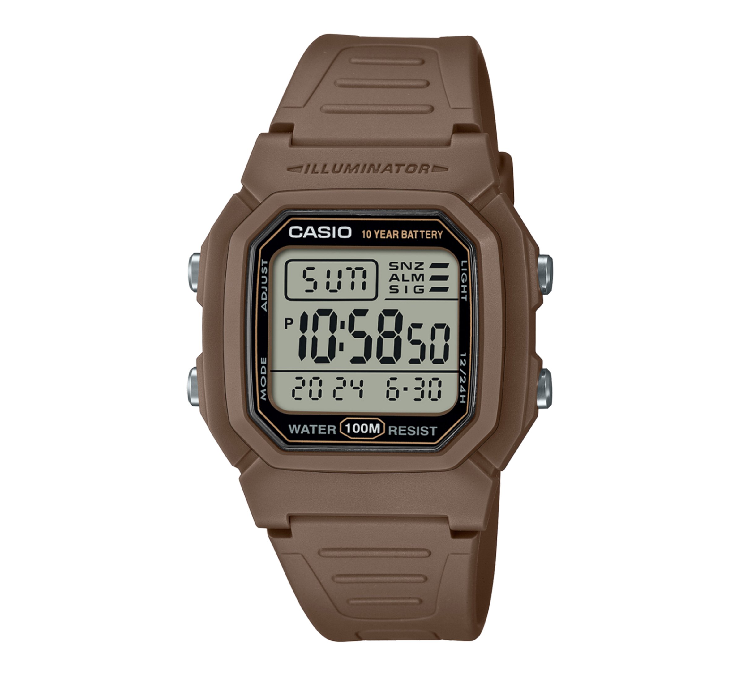 CASIO Reloj Hombre Digital luz de fondo
