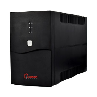 UPS QUASAD INTERACTIVO QUPS-2020C DE 2000VA Y 1200W CON 10 TOMAS, 5UPS-5SURGE AVR I-359 LED BUTTON
