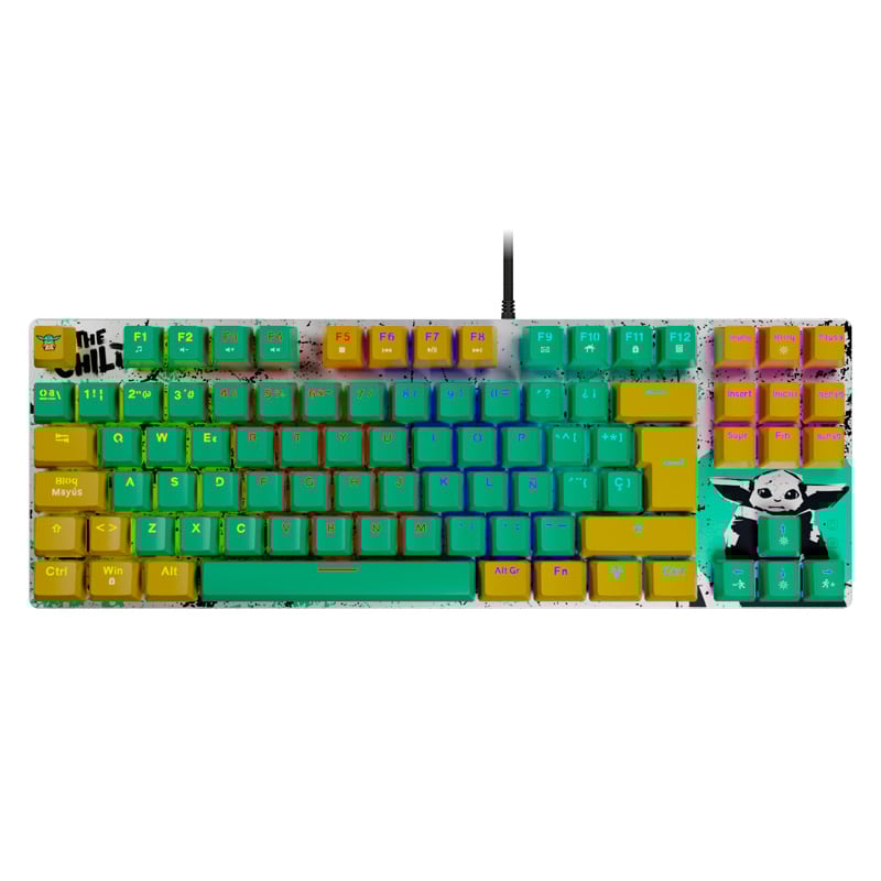 TECLADO PRIMUS GAMING GROGU BALLISTA81T KB BROWN ESP