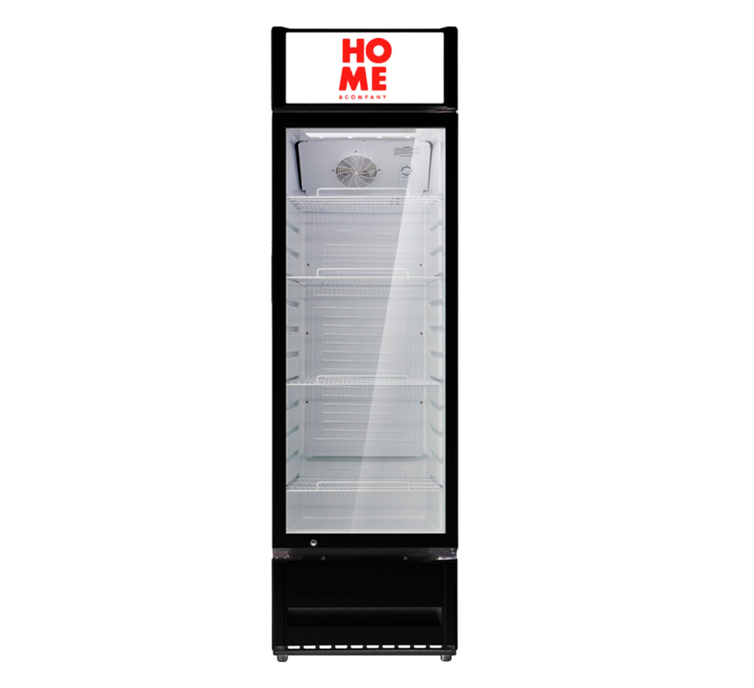 Home Vitrina Frigorífica 211 Litros Negro