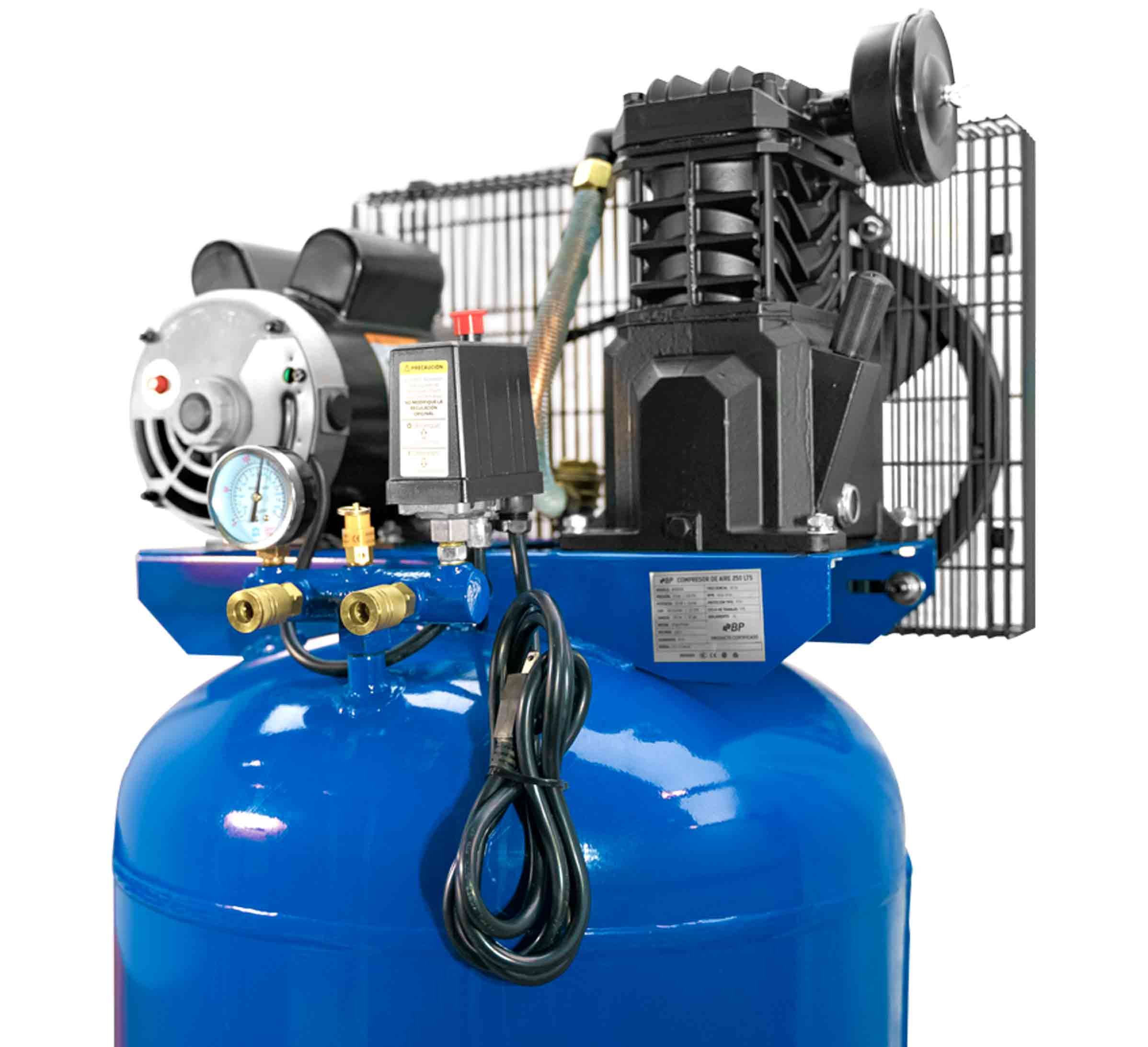 Bp compresor 220v | 3.7hp | 250lts | 145psi | 220v