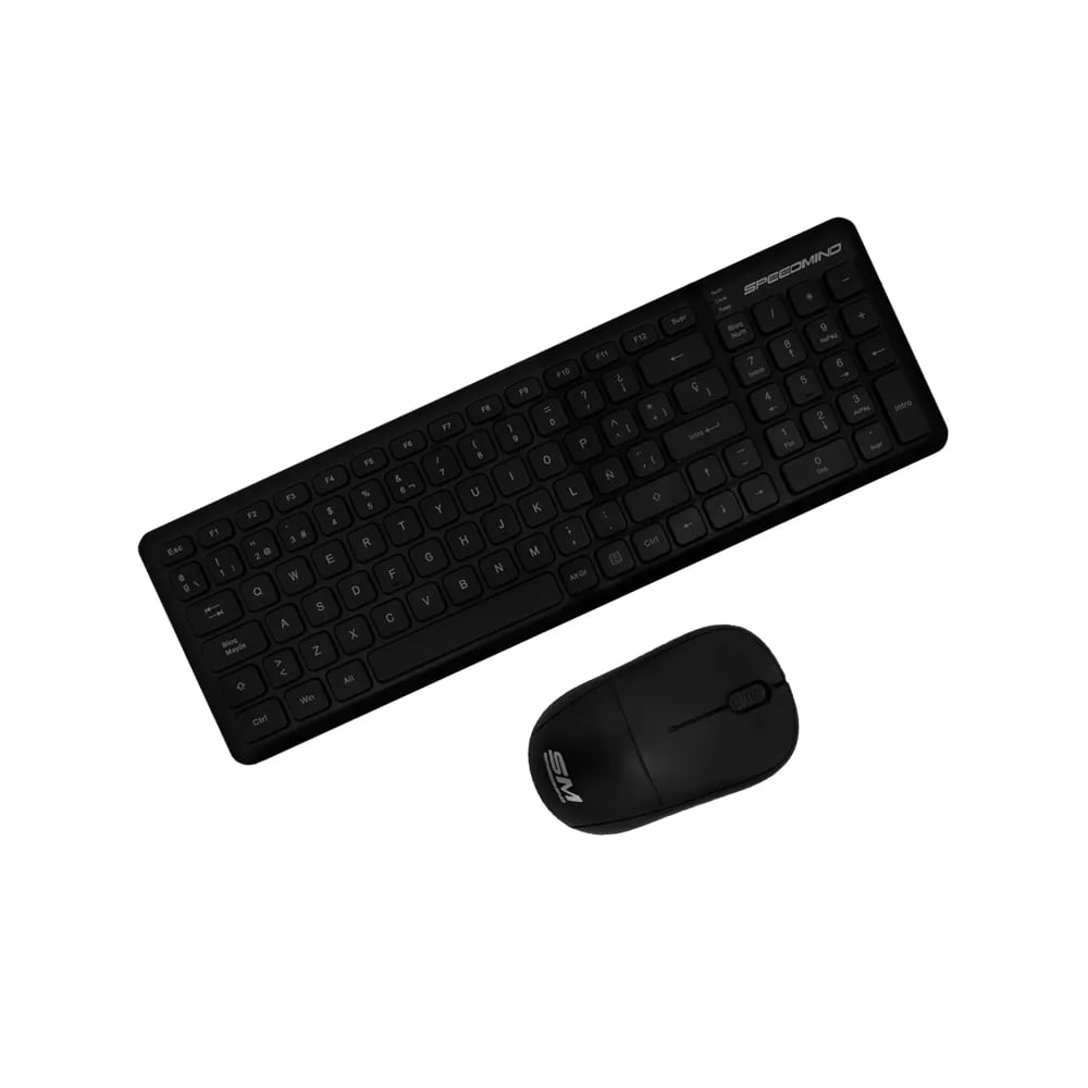 COMBO TECLADO Y MOUSE SPEEDMIND SMK2N103 USB COLOR NEGRO