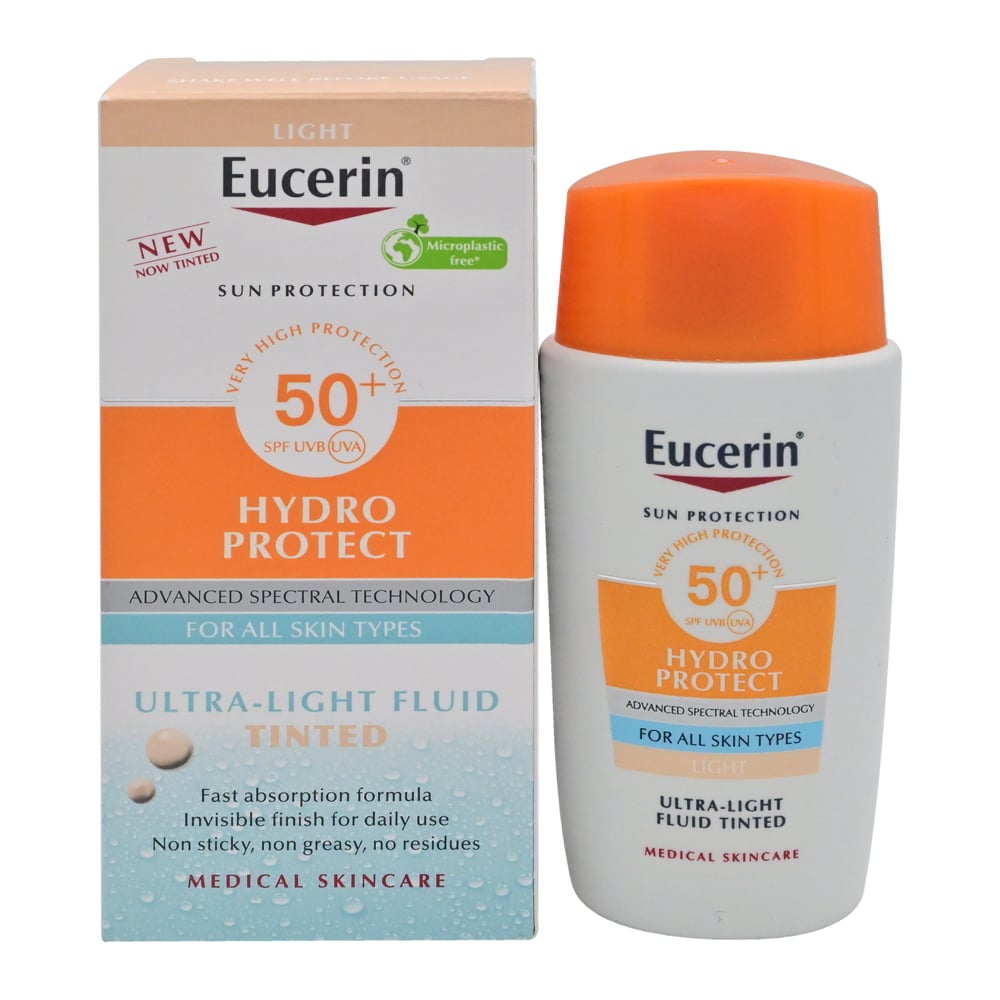 Eucerin Protector Solar Hydrofluid Fps 50+ Tono Light/Claro *50Ml