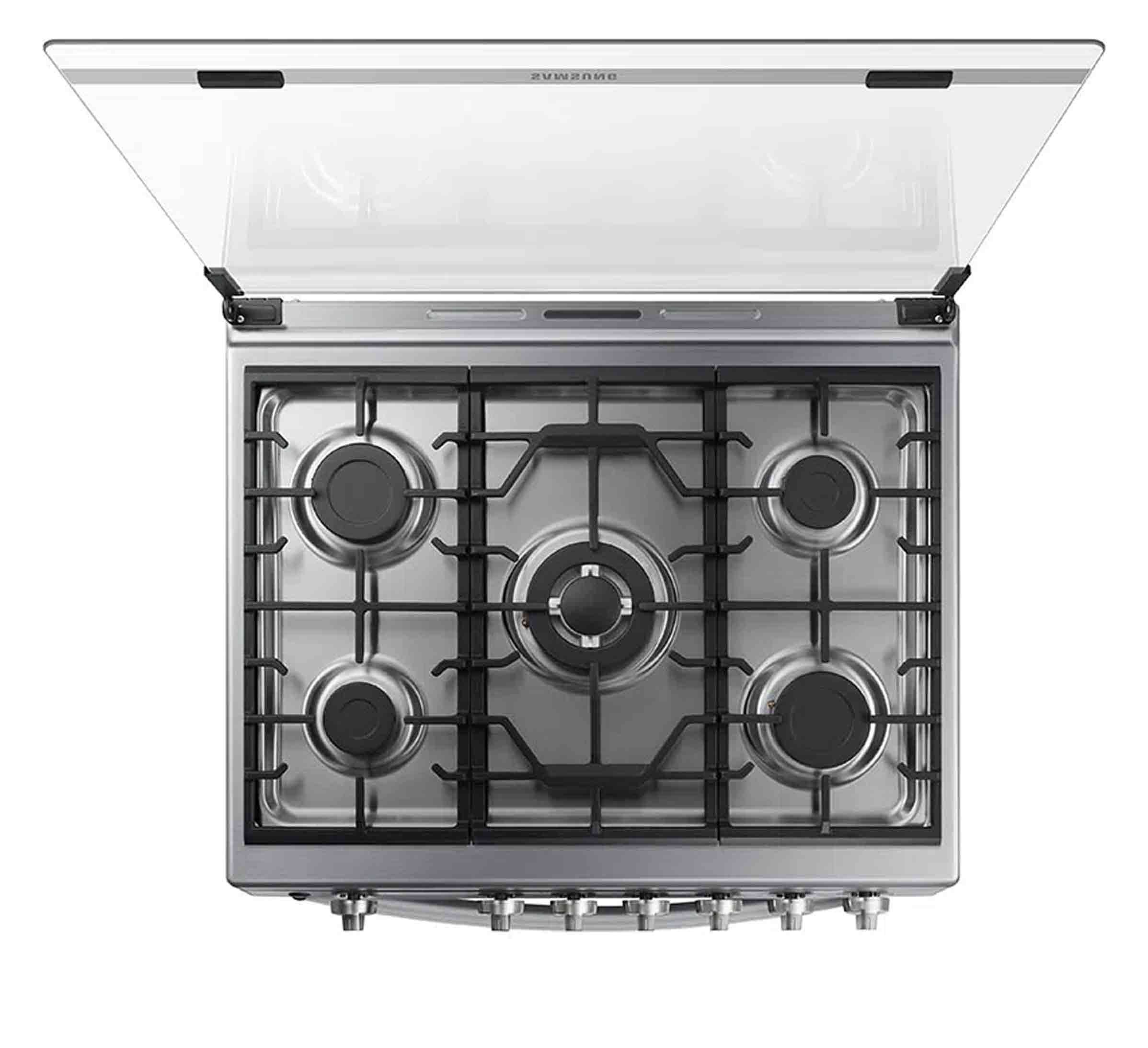 Samsung cocina gas | 5 quemadores | horno con luz