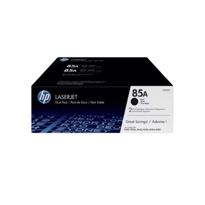 HP 85A   Paquete de 2   negro   original   LaserJet   cartucho de toner  CE285AD    para LaserJet Pro M1132  M1136  M1212  M1217  P1102  P1104  P1106  P1107  P1108  P1109