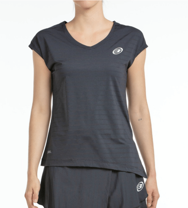 CAMISETA BULLPADEL ADOROS NEGRO