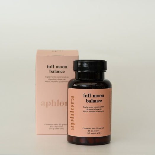 Aphlora Suplemento Alimenticio Full Moon Balance Capsula *60