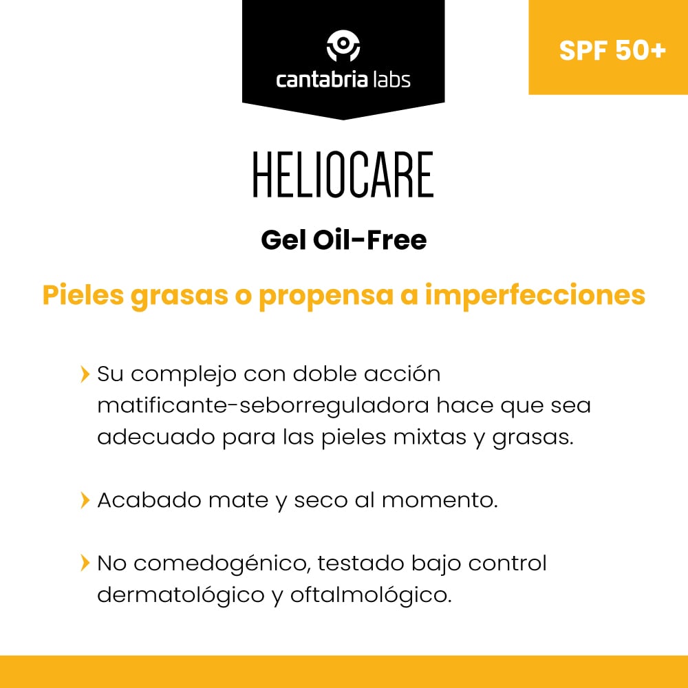 Heliocare 360 Gel Facial Oil Free Spf50 50 ml