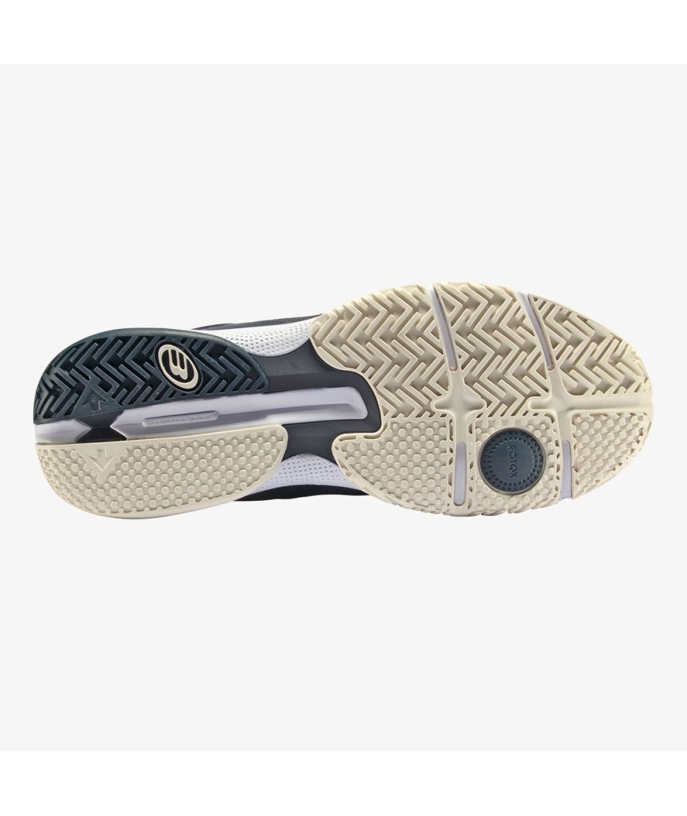 ZAPATILLA BULLPADEL FLOW HYBRID FLY 23V GRIS OSCURO - Mujer
