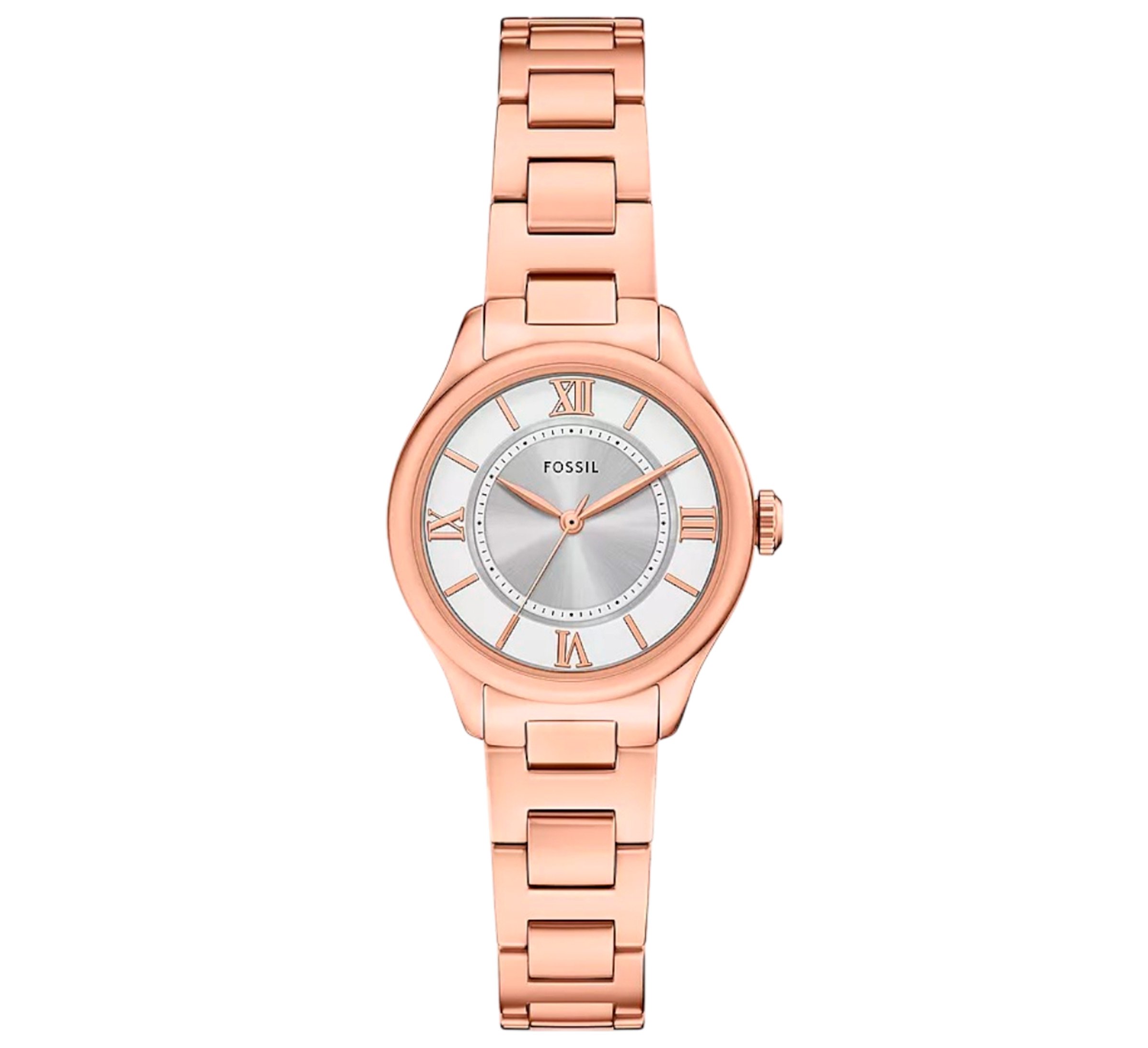 Fossil reloj analógico rosado