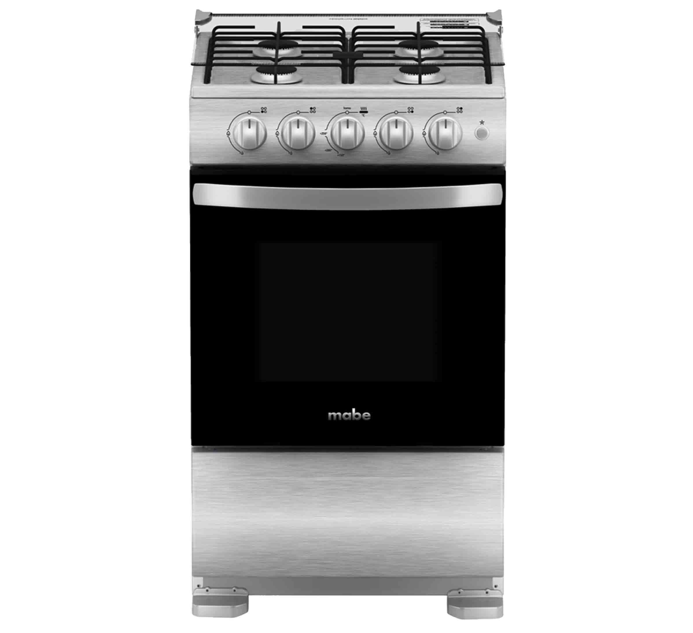Mabe cocina a gas | 4 quemadores | inox