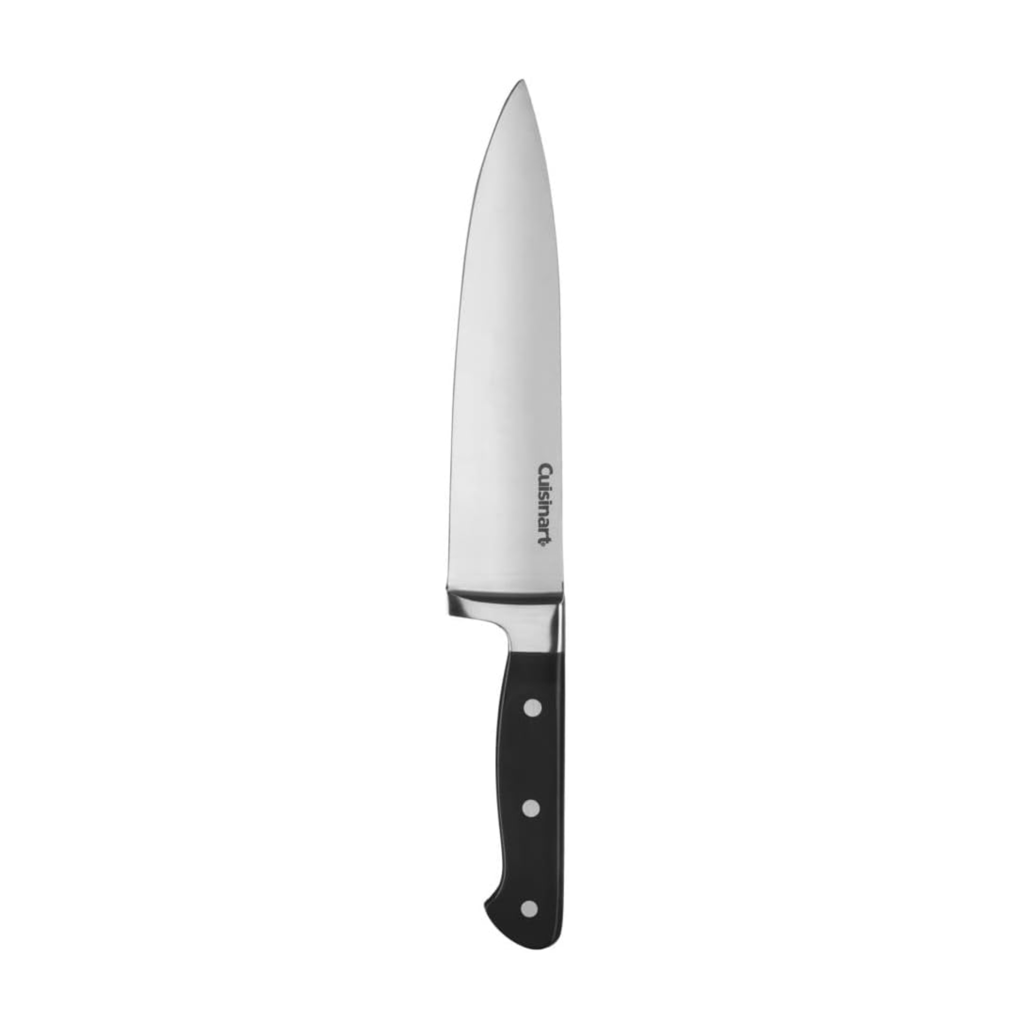 CUCHILLO CUISINART 1 PCS CHEF T/R 8&#34; MANGO NEGRO CON TRIPLE REMACHE