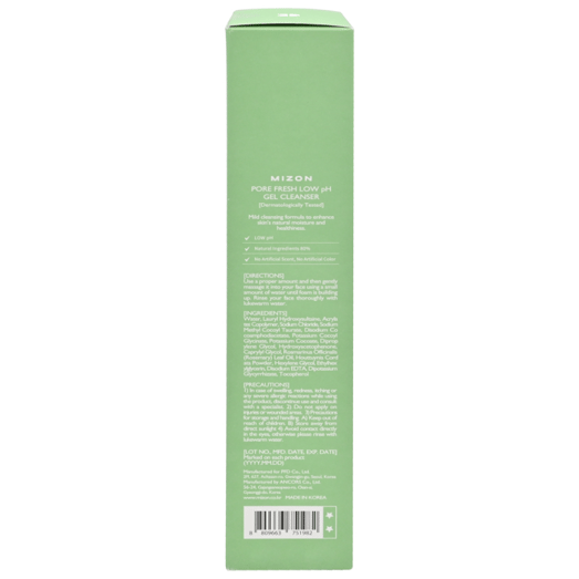 Mizon Jabón Facial Pore Fresh Mild Acid Gel Cleanser 150 ml