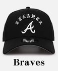 940 NEW ERA ATLBRA BLK WH OSFM