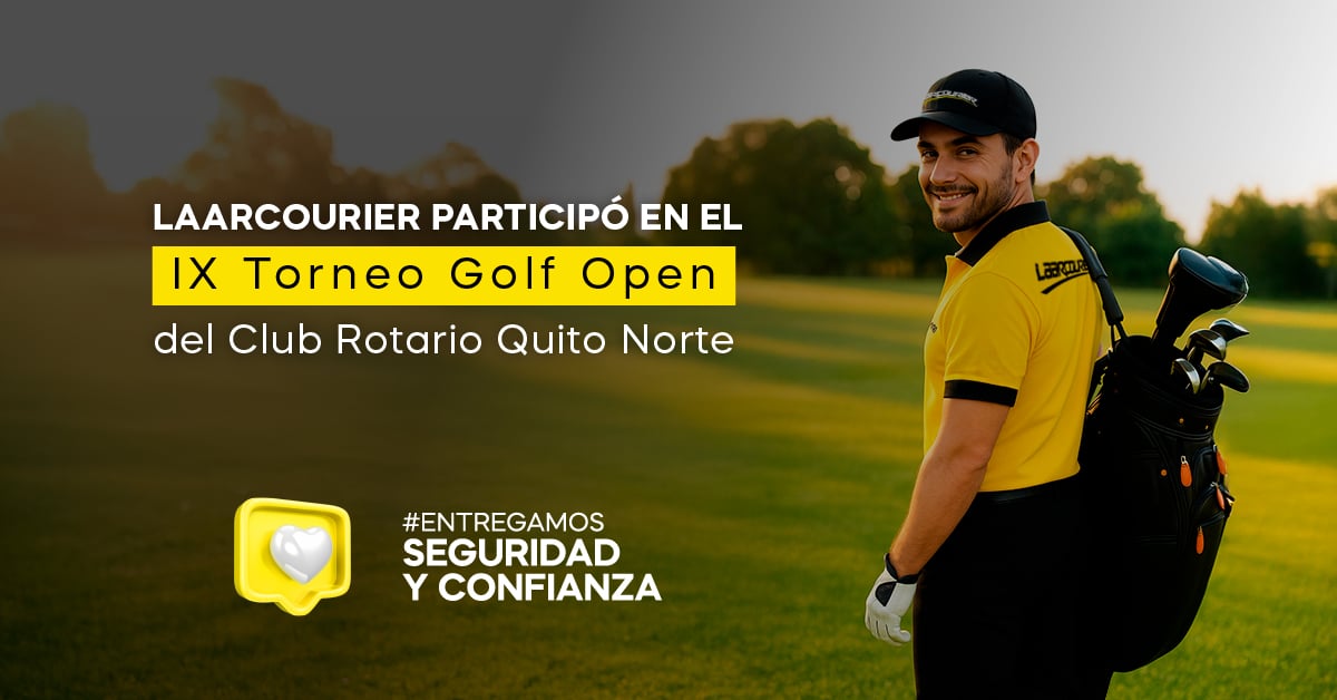 LAARCOURIER participó en el IX Torneo Golf Open del Club Rotario Quito Norte.