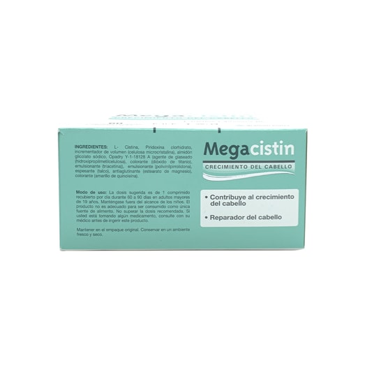 Megacistin Comprimidos Recubiertos Caja 60 Unidades