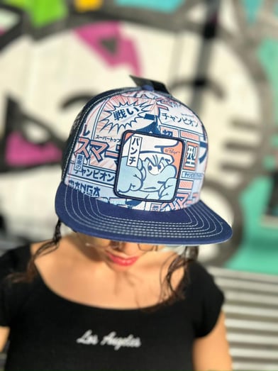 CAPSLAB PITUFOS AZUL PLANA