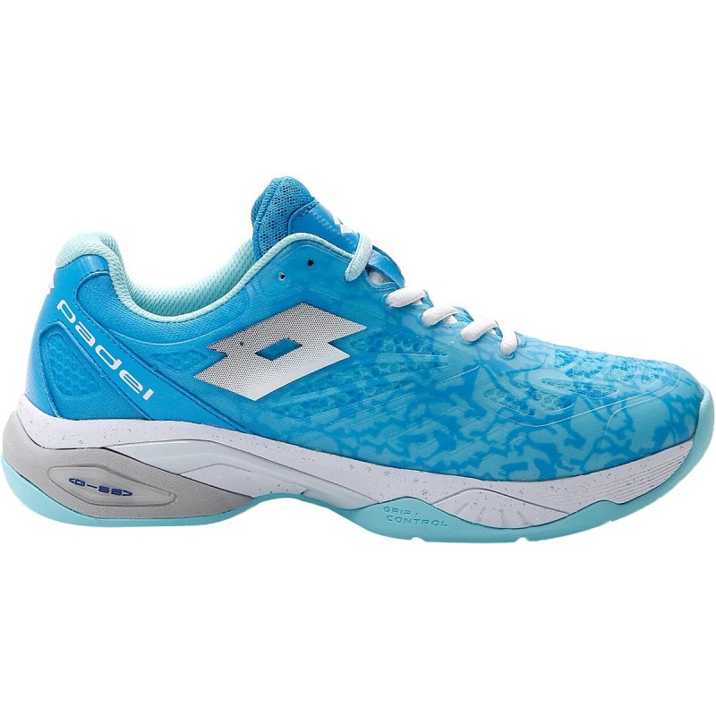 LOTTO ZAPATOS MUJER PADEL SUPERRAPIDA AZUL CON CELESTE