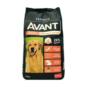 Avant Alimento Seco Perro Adulto Raza Medianas Y Grandes Pollo*2Kg